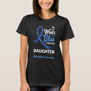 I Bära Blue för min dotter Hydrocephalus Awarenes T Shirt