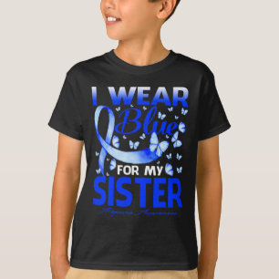 I Bära Blue för min syster Alopecia Awareness Bute T Shirt