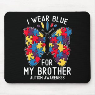 I Bära Blue for My Brother Autism Awareness Sister Musmatta