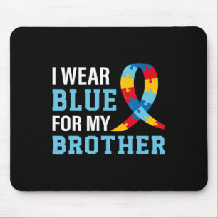 I Bära Blue for My Brother Autism Awareness Sister Musmatta