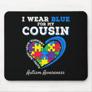 I Bära Blue for My Cousin Autism Awareness Day Gir Musmatta