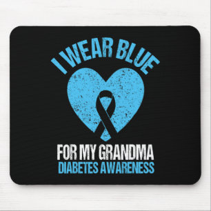 I Bära Blue for My Grandma Diabetes Awareness Gran Musmatta