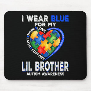 I Bära Blue for My Lil Brother Autism Awareness Mo Musmatta