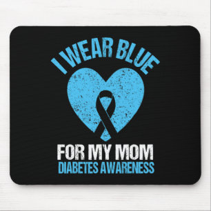 I Bära Blue for My Mamma Diabetes Awareness Kids T Musmatta