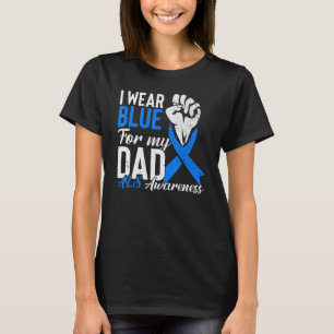 I Bära Blue for My Pappa Als Awareness Supporter K T Shirt