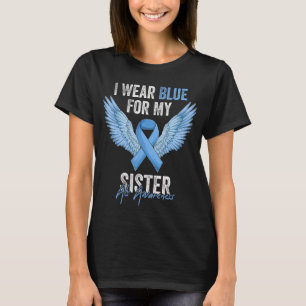 I Bära Blue for My Sister Als Awareness Angel Ribb T Shirt