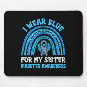 I Bära Blue for My Sister Diabetes Awareness Siste Musmatta