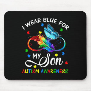 I Bära Blue for My Son Autism Awareness Mamma Papp Musmatta