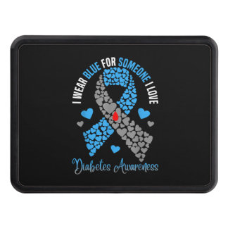 I Bära Blue för någon I Kärlek typ 1-diabetes Awa Dragkroksskydd