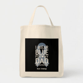 I Bära Blue för Pappa Shirt ALS Awareness Gift Tygkasse