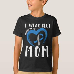 I Bära Blue och Grått för Mamma-diabetes typ 1 T Shirt