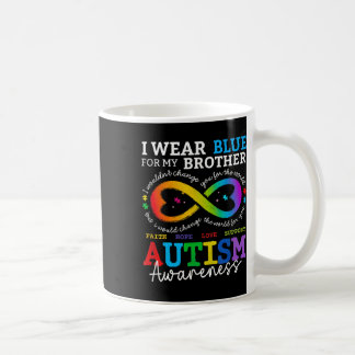 I Bära Blues for My Brother Autism Awareness Mamma Kaffemugg