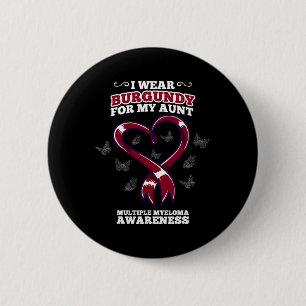 I Bära Burgundy Moster Många Myeloma Awareness Bl Knapp