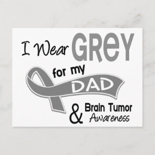 I Bära Grått 42 Pappa Brain Tumor Vykort
