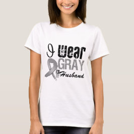 I Bära Grått Awareness Ribbon for My Make T-shirt