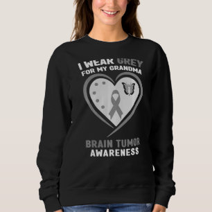 I Bära Grått för min mormor Brain Tumor Awareness T Shirt