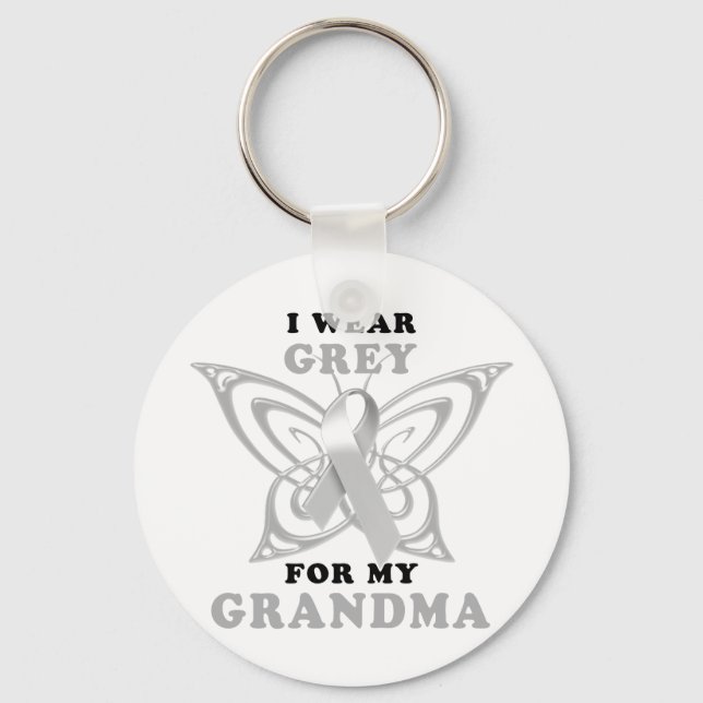 I Bära Grått för min mormor Nyckelring (Framsida)