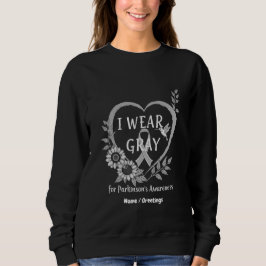 I Bära Grått för Parkinsons medvetandehöjande gärn T Shirt