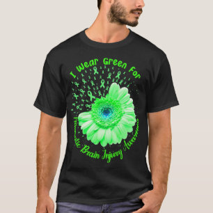 I Bära Grönt för medvetenhet om traumatisk hjärnsk T Shirt