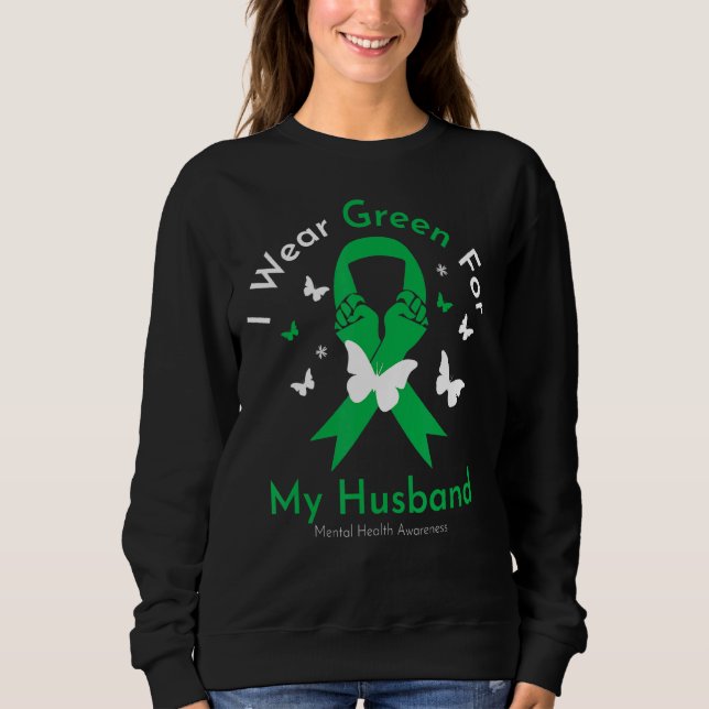 I Bära Grönt för Mental Health Awarenes i Make T Shirt (Framsida)