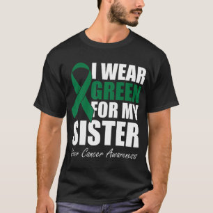I Bära Grönt för min medvetenhet om livmodercancer T Shirt