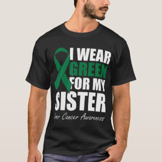 I Bära Grönt för min medvetenhet om livmodercancer T Shirt