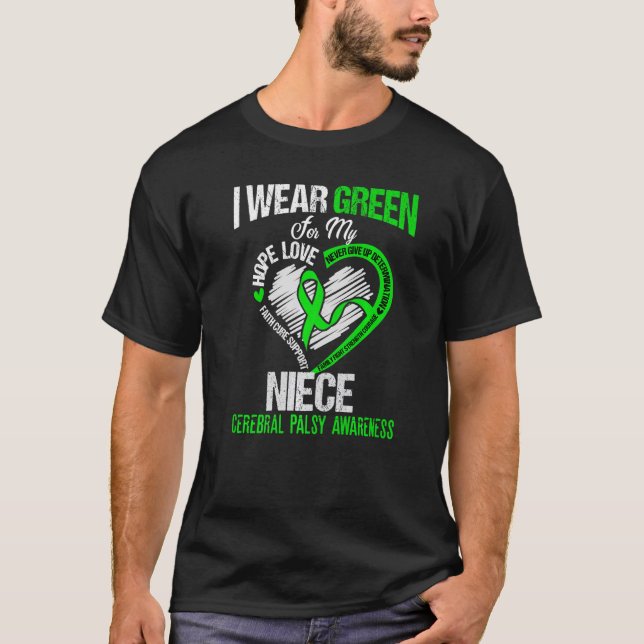 I bära grönt för min systerliknande grönt t shirt (Framsida)