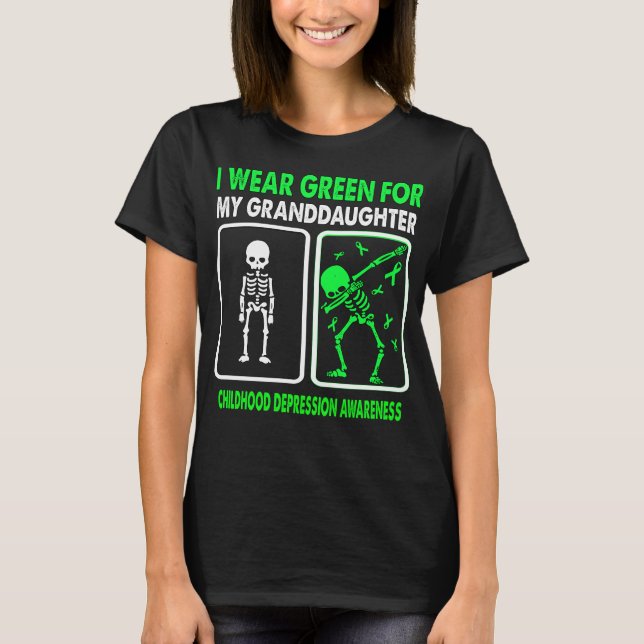 I Bära Grönt för mina barnbarn. T Shirt (Framsida)