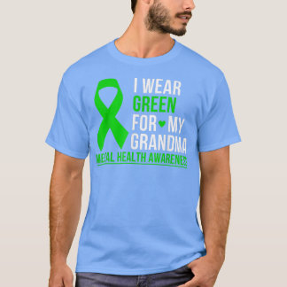 I Bära Grönt för mina farmaceuter Mental Health Aw T Shirt