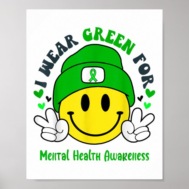 I Bära Grönt för psykisk hälsomedvetenhet _1 Poster (Framsidan)