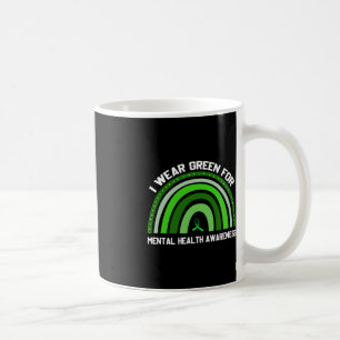 I Bära Grönt för psykisk hälsomedvetenhet 2 Kaffemugg