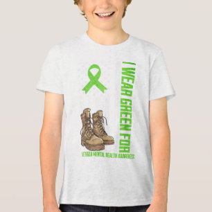 I Bära Grönt för veteransk medvetenhet om psykisk T Shirt