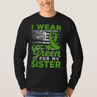 I Bära Grönt till min syster Cerebral Palsy Awaren T Shirt