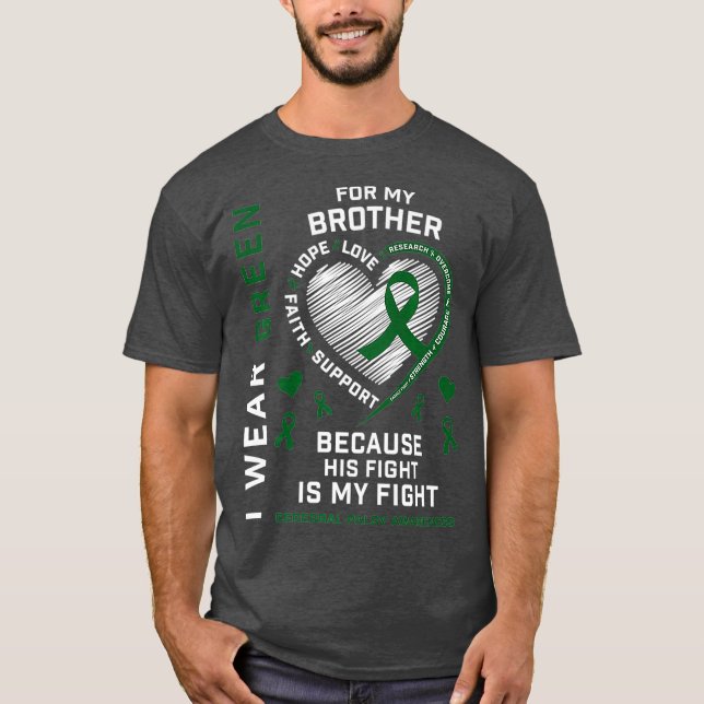I Bära Grönt till mina broderpalmbarn T Shirt (Framsida)
