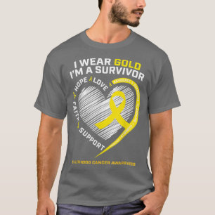 I Bära Guld är jag en överlevande barncancer A T Shirt