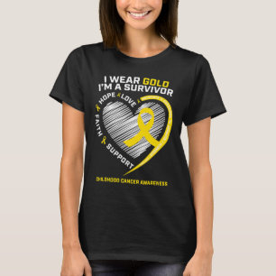 I Bära Guld är jag en överlevande barncancer A T Shirt