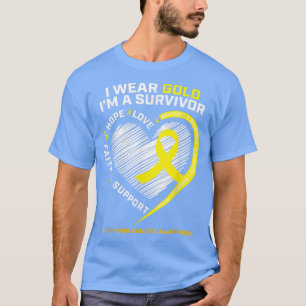 I Bära Guld är jag en överlevande barncancer A T Shirt