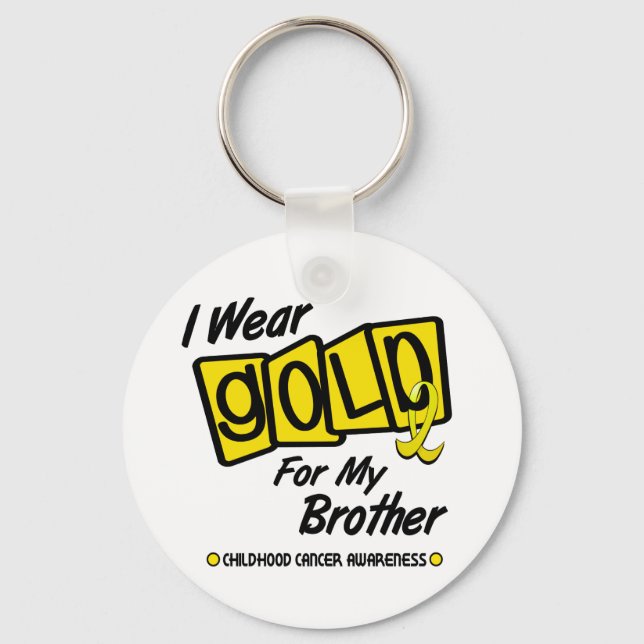 I Bära Guld för min BROTHER 8 Nyckelring (Framsida)