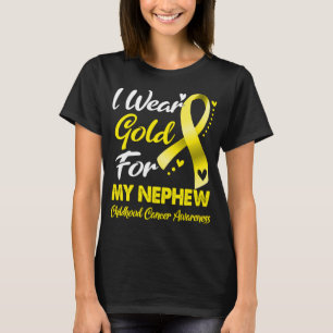 I Bära Guld för min nepalesiska barncancer T Shirt