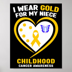 I Bära Guld för mina systerbarn i Niece Childnatur Poster
