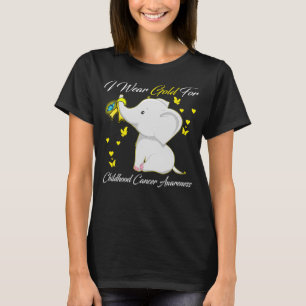 I Bära Guld för uppmärksamheten vid cancer hos bar T Shirt