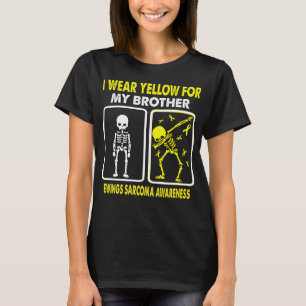I Bära Gult för min broderbläck SARCOMA T Shirt