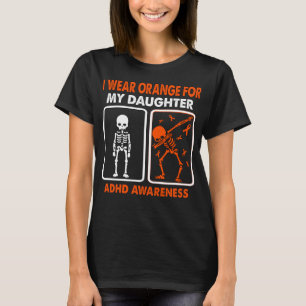 I Bära Gult för min dotter ADHD-MEDVETENHET T Shirt