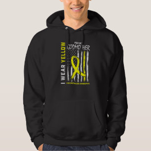I Bära Gult för min gudmor Endometriosis Medveten Hoodie