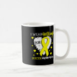 I Bära Gult för självmordsmedvetandegrad. Kaffemugg<br><div class="desc">I Bära Gult för självmordsmedvetandegrad.</div>