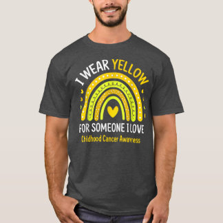 I Bära Gult Gult för ökad medvetenhet om cancer ho T Shirt