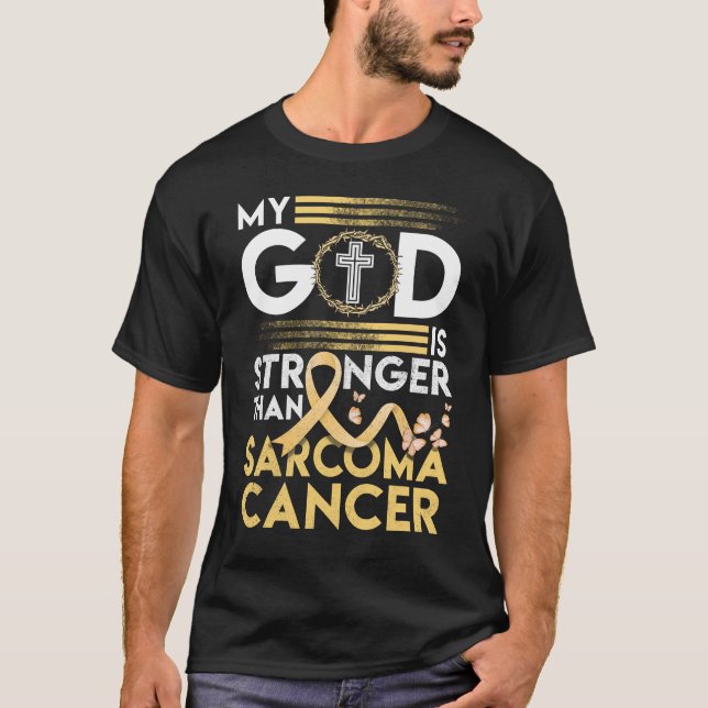I Bära Gult Shirt Sarcoma Cancer Gult T Shirt (Framsida)