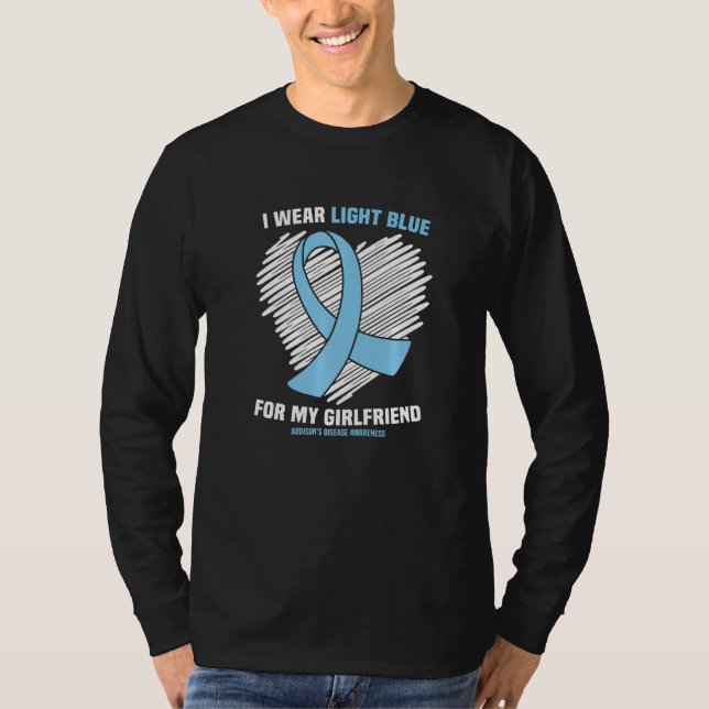 I Bära Light Blue For Girlkompis Addisonu2019s Dis T Shirt (Framsida)