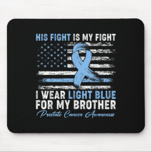 I Bära Light Blue for my Brother Prostate Cancer A Musmatta