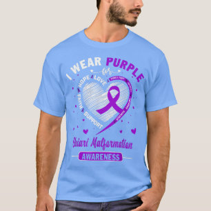 I Bära Lila for Chiari Malformation Awareness Ri T Shirt